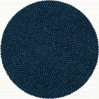 Felt ball 100 cm Round Area rug Carpet wool carpet Mat Kid Playmat room Home Nepal